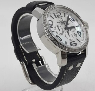 Horloge, TW Steel, TW54 (Grandeur) Chronograph, Grijs / Chroom