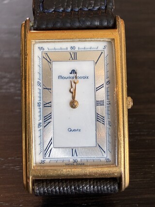 Vintage Horloge, Maurice Lacroix, Tank /Les Classiques 58196, jaren 90