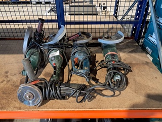 5x Haakse slijper, Metabo & Bosch