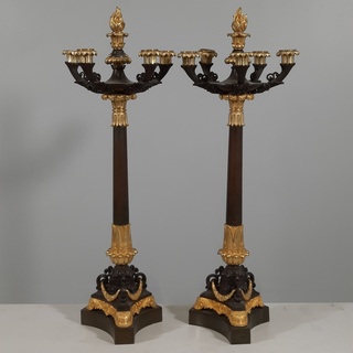 2x Kandelaar, 5/6 lichts