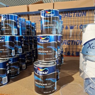 15 liter Zijdeglanslak, Flexa, RAL 9016