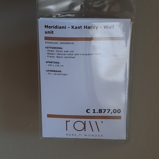 Wandkast, Meridiani, Hardy, zwart