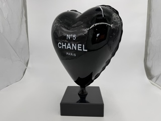 Chanel hart beeld, Lior24, Zwart