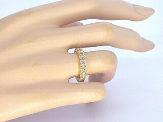 Alliance ring met natuurlijke diamanten