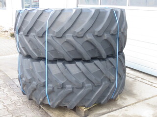 Set trekkerbanden, Trellerborg, TM 1000 High Power, Zwart