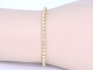 Gouden tennisarmband met 3.00 carat natuurlijke diamanten