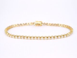 Gouden tennisarmband met 3.00 carat natuurlijke diamanten