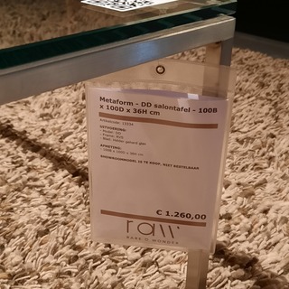 Salontafel Metaform, DD