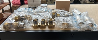 Ca. 30x Diverse messing fittingen en koppelstukken, Multitubo