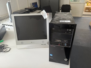 Computer met monitor HP, Elite 7500 serie MT, core i5