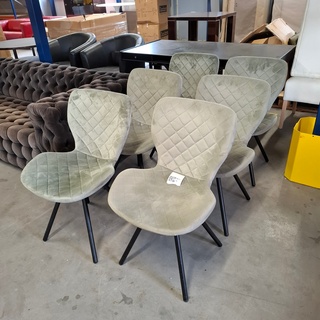 6x Eetkamer stoelen