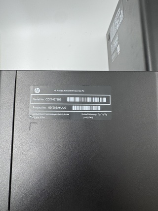 6x HP ProDesk Desktops – 1x werkend Win 11 + 5x voor opbouw, Zwart, 20