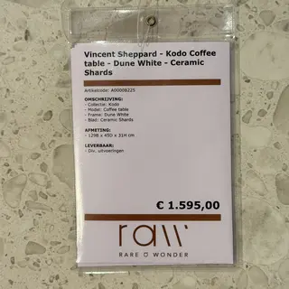 Salontafel, Vincent Sheppard, Kodo