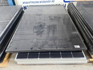 8x Diverse zonnepaneel glas/kunststof en glas/glas