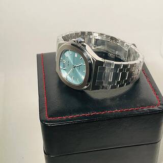 NH35 herenhorloge - Automatisch met Tiffany blauwe wijzerplaat