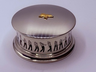 Royal Selangor Golfer trinketbox – Pewter/tin