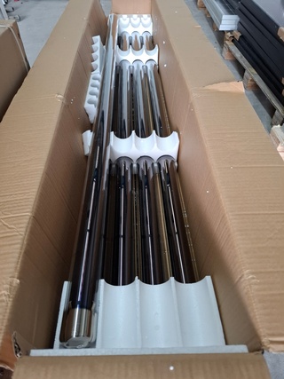 Ca. 12x Heat pipe vacuüm tube, Resolar, 58-1800mm