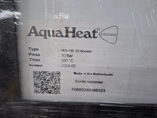 Aquaheat HEX-130-TE-Booster, bouwjaar 2024