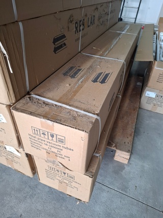 Ca. 12x Heat pipe vacuüm tube, Resolar, 58-1800mm