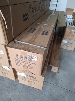 Ca. 24x Heat pipe vacuüm tube, Resolar, 58-1800mm