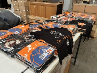 Ca. 350x KNVB voetbalkleding voor kinderen