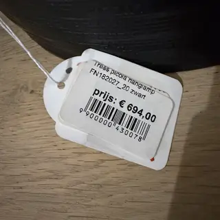Hanglamp, Foscarini, Tres Piccola, zwart