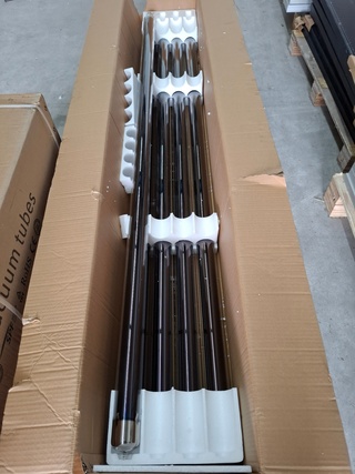 Ca. 24x Heat pipe vacuüm tube, Resolar, 58-1800mm