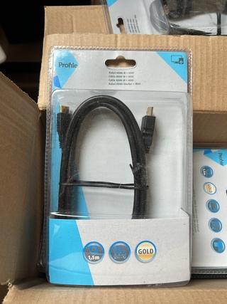 Ca. 80x Kabel HDMI M > mini, Profile