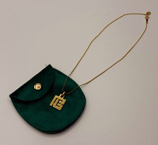 Pierre Balmain goldplated pendant collier