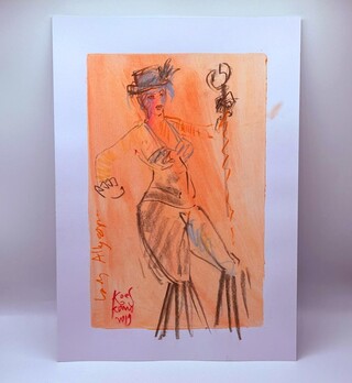Kunstwerk van kunstenaar Koes Komo – Gesigneerd