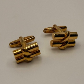 Christian Dior goldplated manchetknopen