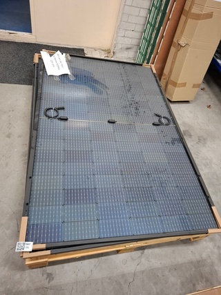 3x Zonnepaneel, glas-glas Denim  , U M3B 410 BTG 108H