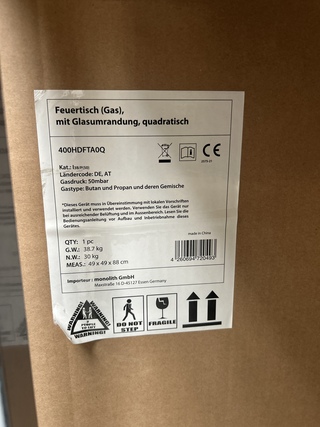 Design vuurtafel