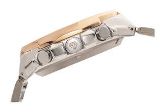 Buona Crans Montana II zilver/rose automatisch herenhorloge