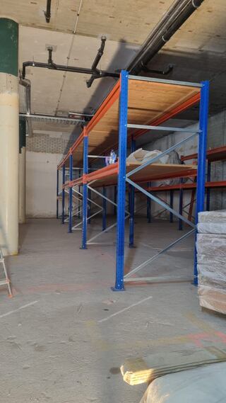 Ca. 20x Stelling, blauw, oranje