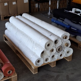 Ca. 12x Rol inbetween gordijnstof | assorti, Offwhite