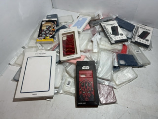 Partij Telefoonhoesjes, diverse merken en types 70 stuks