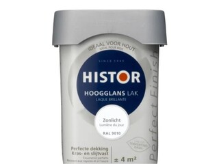 5x Lak Hoogglans, Histor, perfect finish, zonlicht, 250 ml