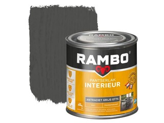 Ca. 10x Pantserlak Interieur Transparant Mat, Rambo, antraciet grijs,