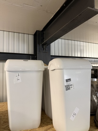 6x Toilet afvalbakken 23 liter, Paradise