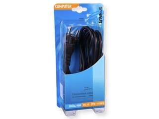 5x C5 Stroom Kabel, Scanpart, zwart, 1.8 meter