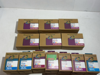 Partij Cartridges, Recycleclub, voor epson en brother printers