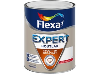 Ca. 10x Lak Hoogglans, Flexa, expert, zilvergrijs, 0.75 liter