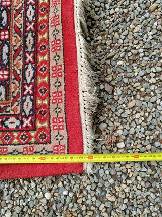 Tapijt, geknoopt, rood