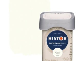 Ca. 10x Lak Zijdeglans, Histor, perfect finish, leliewit, 250 ml