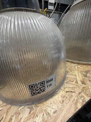 4x Plastic lampenbak incl. lichtbron, Briljant