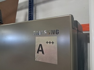 Amerikaanse koelkast A+++, Samsung, RS7547BHCP, Grijs / Chroom