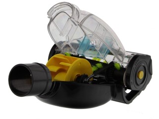 2x Stofzuiger opzetstuk, Scanpart, mini turboborstel, zwart