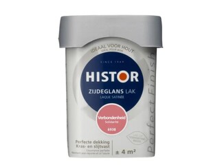 Ca. 10x Lak Zijdeglans, Histor, perfect finish, verbondenheid, 250 ml