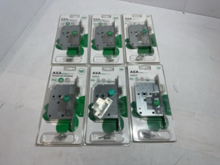 6x Loopslot, AXA, 7155, rvs